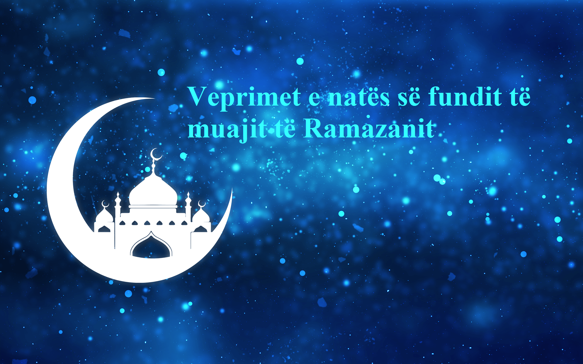 Ramazani namazi el-Fatiha lutje